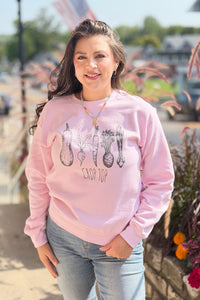 Gardening Sweatshirt - Pink
