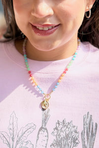 Beaded Nautical Charm Necklace