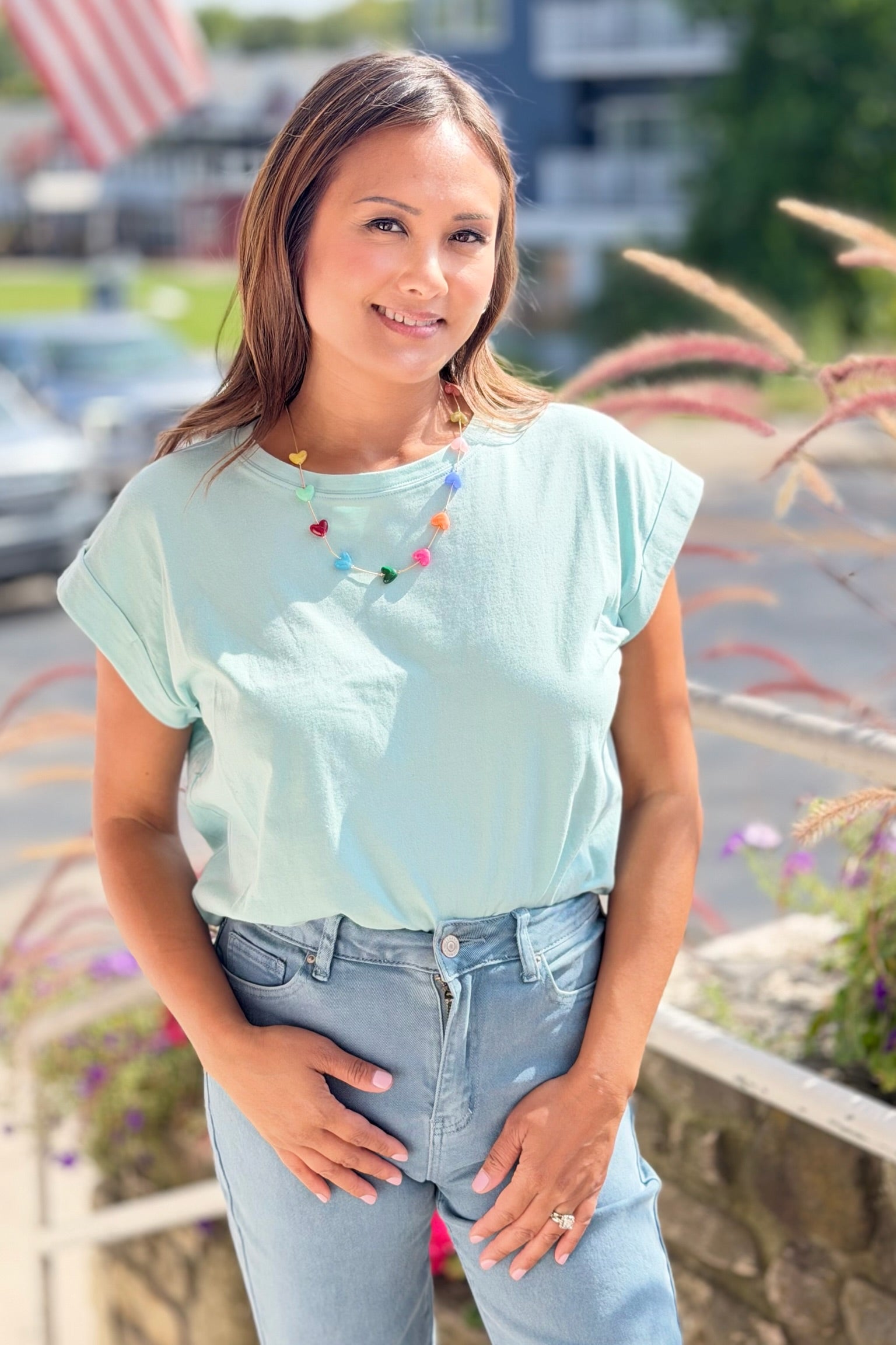 Round Neck Tee - Sea Angel