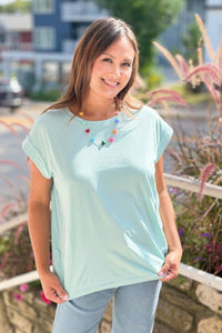 Round Neck Tee - Sea Angel