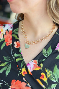 Floral Wrap Maxi Dress - Black