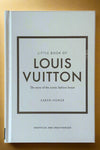 Small hardcover book titled "Little Book of Louis Vuitton".