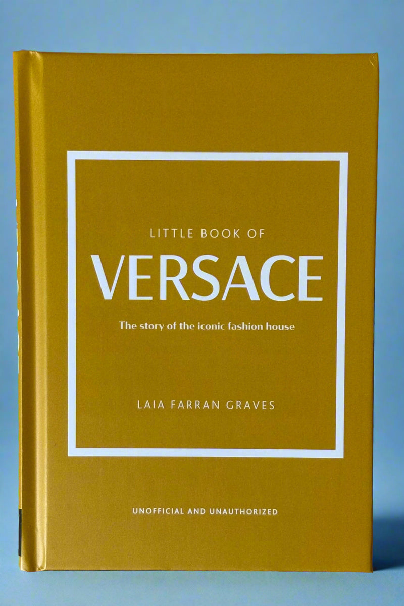 Small hardcover book titled "Little Book of Versace".