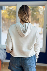 Summer Girl Graphic Cropped Hoodie