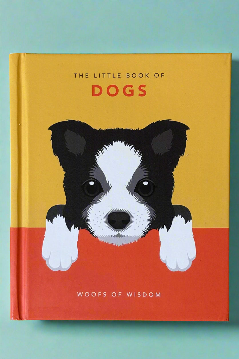 Small hardcover book titled "The Little Book of Dogs".