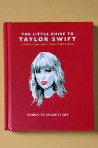 Small red hardcover book titled "The Little Guide to Taylor Swift".