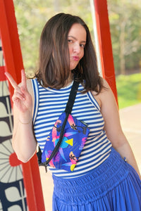 Fanny Pack / Sling Bag - 80's Pacific Ocean