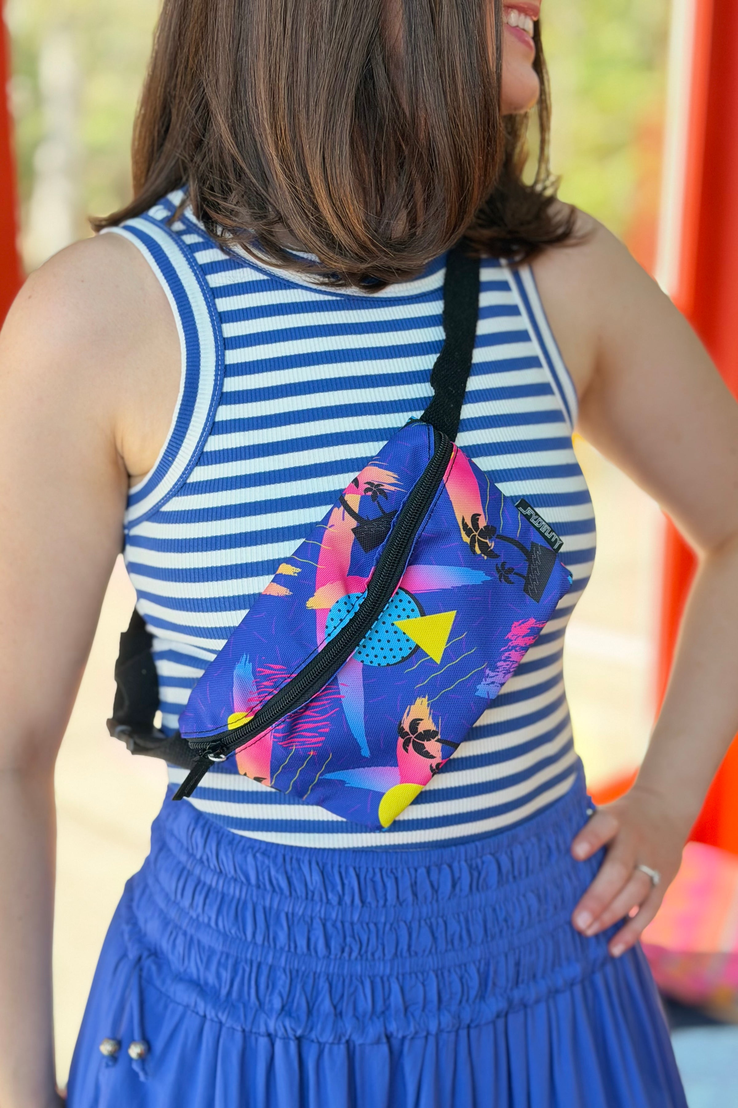 Fanny Pack / Sling Bag - 80's Pacific Ocean