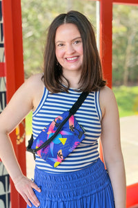 Fanny Pack / Sling Bag - 80's Pacific Ocean