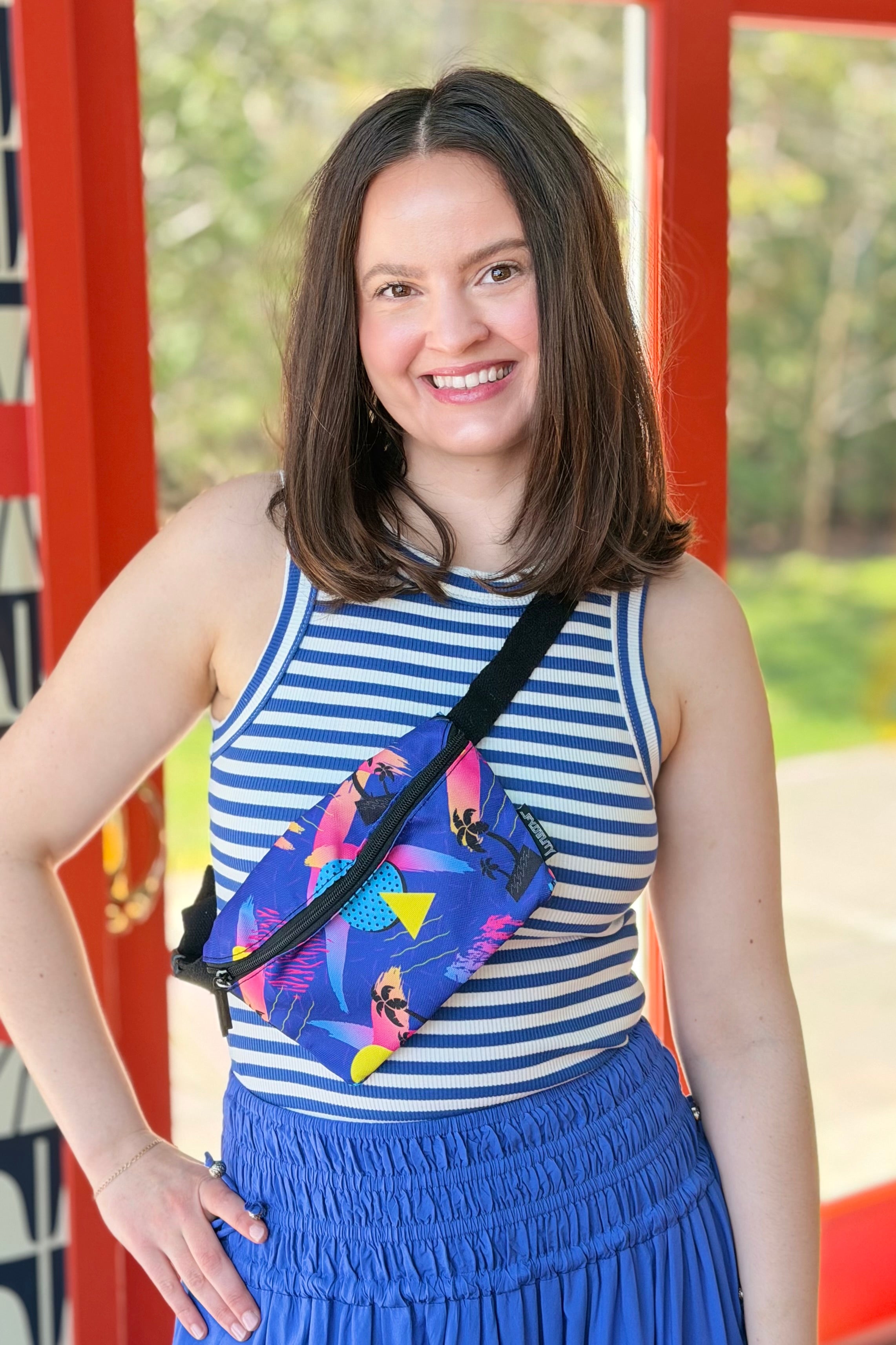 Fanny Pack / Sling Bag - 80's Pacific Ocean