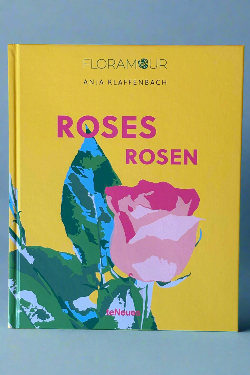 Large hardcover book titled "Roses Rosen"