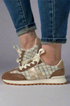 Two Tone Sneaker - Brown