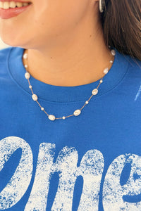 Pearl & Chain Necklace