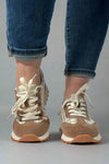 Two Tone Sneaker - Brown