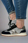 Two Tone Sneaker - Black