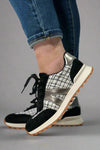 Two Tone Sneaker - Black
