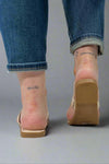 Two Band Slide Sandal - Nude