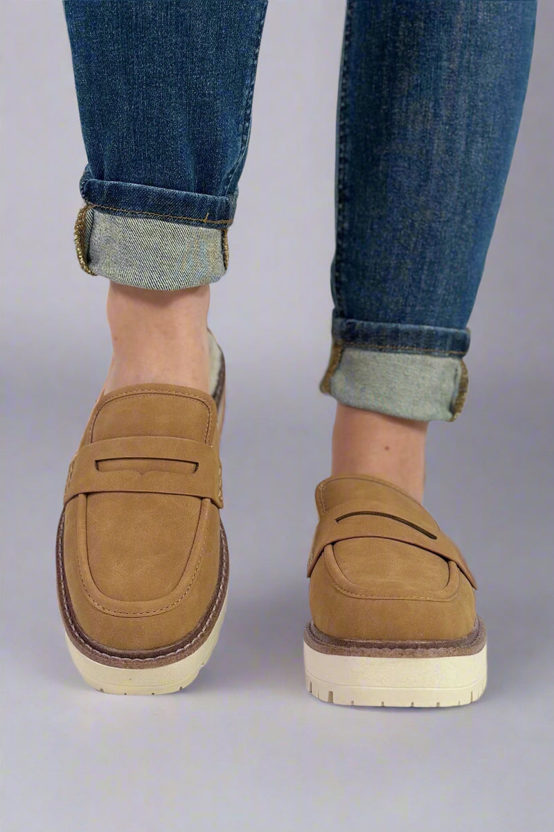Shareen Loafer Mule - Almond