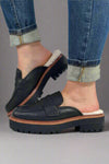 Shareen Loafer Mule - Black