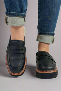 Shareen Loafer Mule - Black