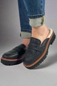Shareen Loafer Mule - Black