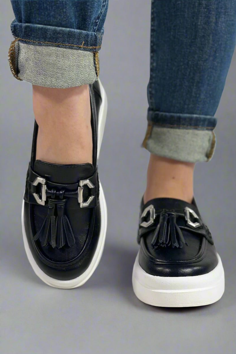 Erina Loafer Sneaker - Black