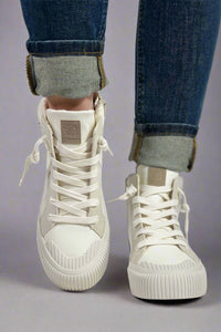 Gaston High-top Sneaker - Ivory