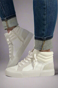 Gaston High-top Sneaker - Ivory