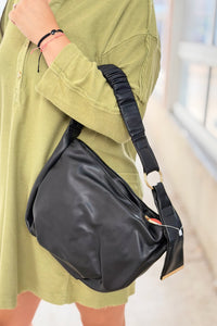 Jakarta Slouchy Shoulder Bag – Black