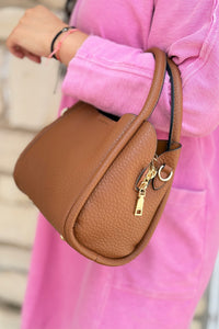 Ruby 3-Compartment Satchel - Brown