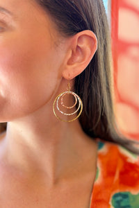 Mix It Up Metal Circle Earrings