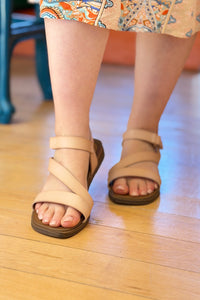Karlie Strap Sandal - Nude