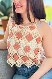 Crochet Diamond Tank Top