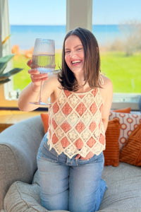 Crochet Diamond Tank Top