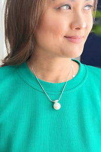 Puff Sleeve Sweatshirt Dress - Green