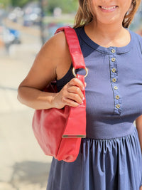Sleeveless Mixed Media Maxi Dress - Navy