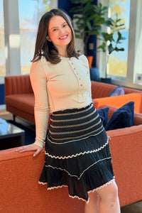 Smocked Ruffle Convertible Skirt/Top