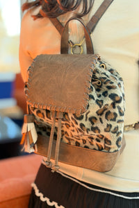 Kourtney Boho Backpack Leopard