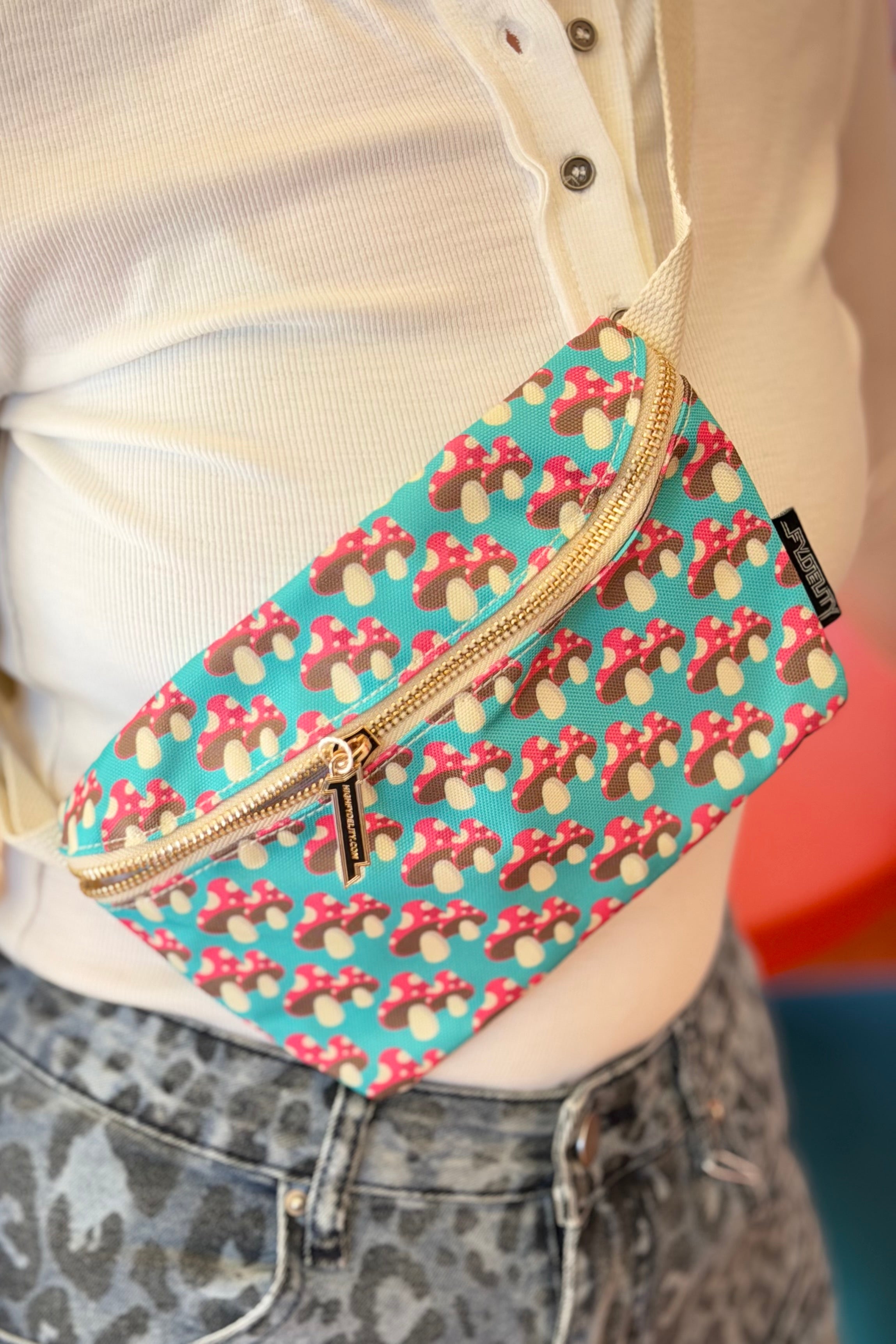 Fanny Pack / Sling Bag - Twin Mushroom