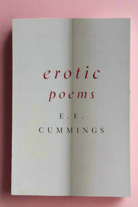 Cover of Erotic Poems by E.E. Cummings.
