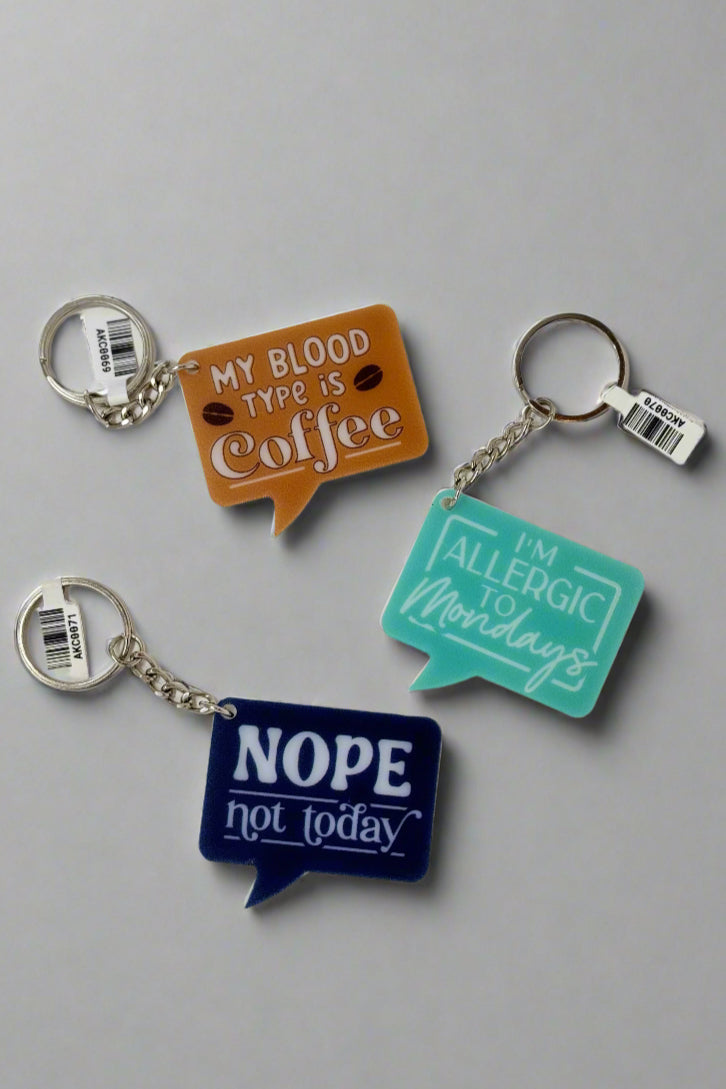 Dunn Acrylic Keychain Funny Quotes Sayings New Driver Gift Friend – Spot