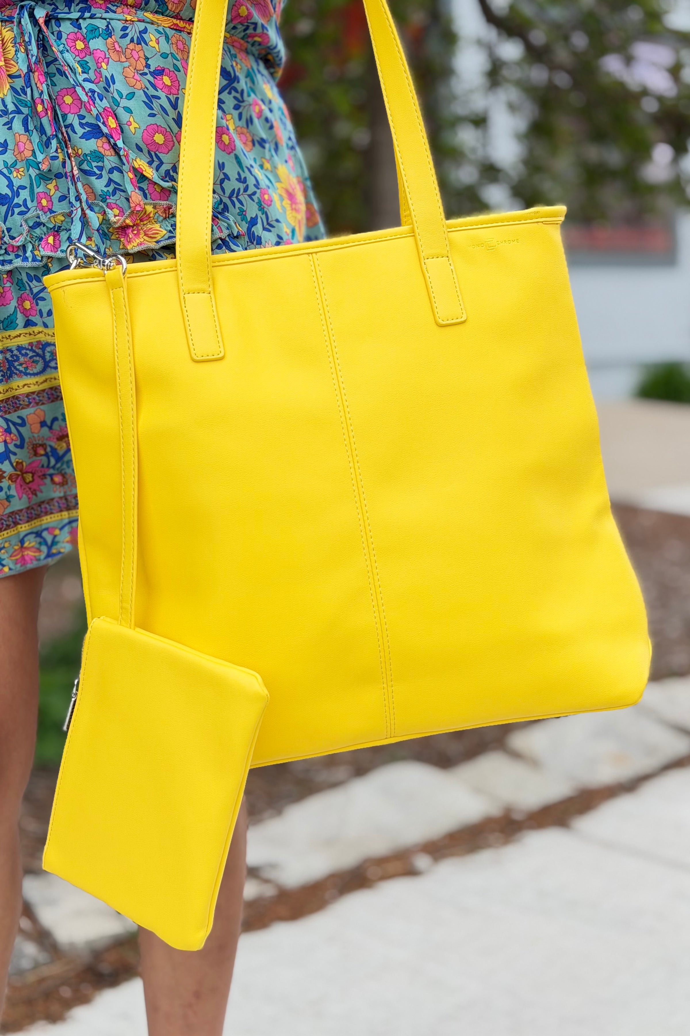 Monochrome Yellow Tote