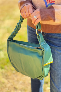 Jakarta Slouchy Shoulder Bag – Fern
