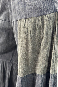 Tiered Wide Leg Pants - Black