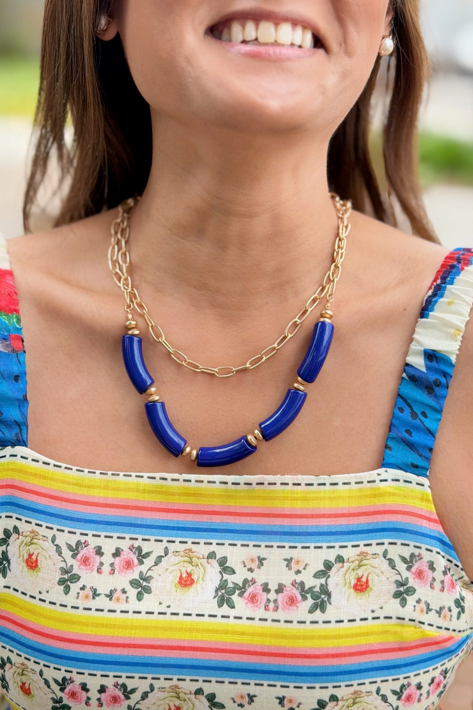 Holly Necklace - Royal