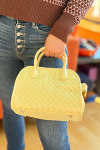 Kristie Woven Crossbody - Butter