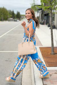 Paisley Wide Leg Pants