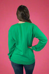 'The Couch Club' Fleece Sweatshirt Green