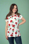 Rose Garden Top White