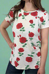 Rose Garden Top White